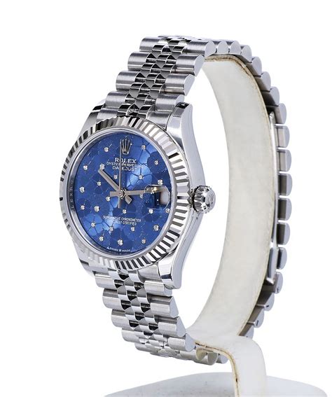 rolex floral dial price|rolex datejust 31 blue dial.